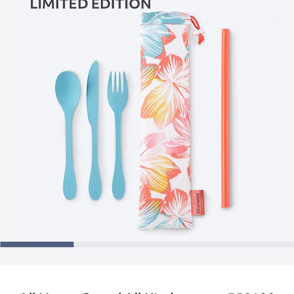 Norwex New cutlery and straw set plus bonus stainless steel straw - Picture 5 of 5